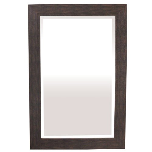 Mint003 Home Decor Framed Mirror, Medium - Espresso