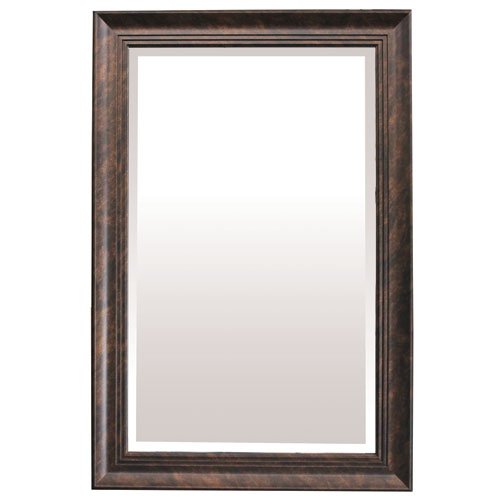Mint015 Home Decor Framed Mirror, Medium - Dark Bronze