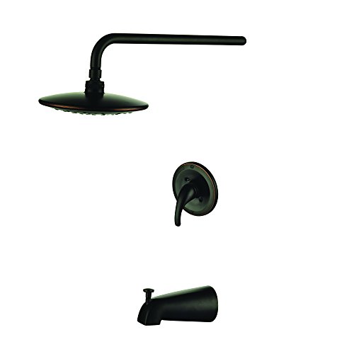 Single Handle Pressure Balanced Tub & Rain Shower - Oil Rubbed Bronze