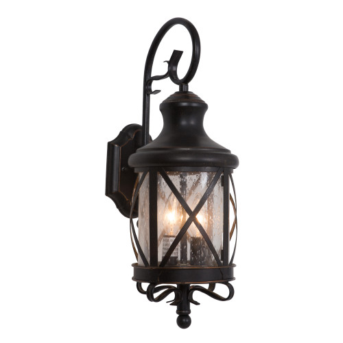 5364orb-s Lorenza Two Lights Incandescent, Oil Rubbed Bronze