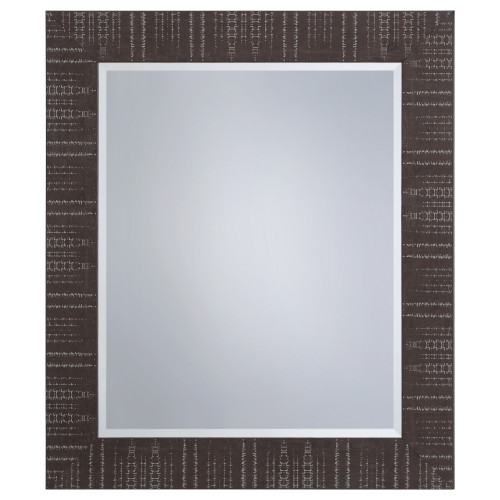Mint007 23 X 27 In. Mirror Wood Frame, Brown Texture