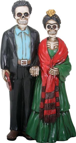9109 Day Of The Dead Artist Couple Figure