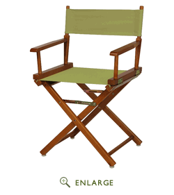 200-55-021-24 18 In. Directors Chair Honey Oak Frame With Tan Canvas
