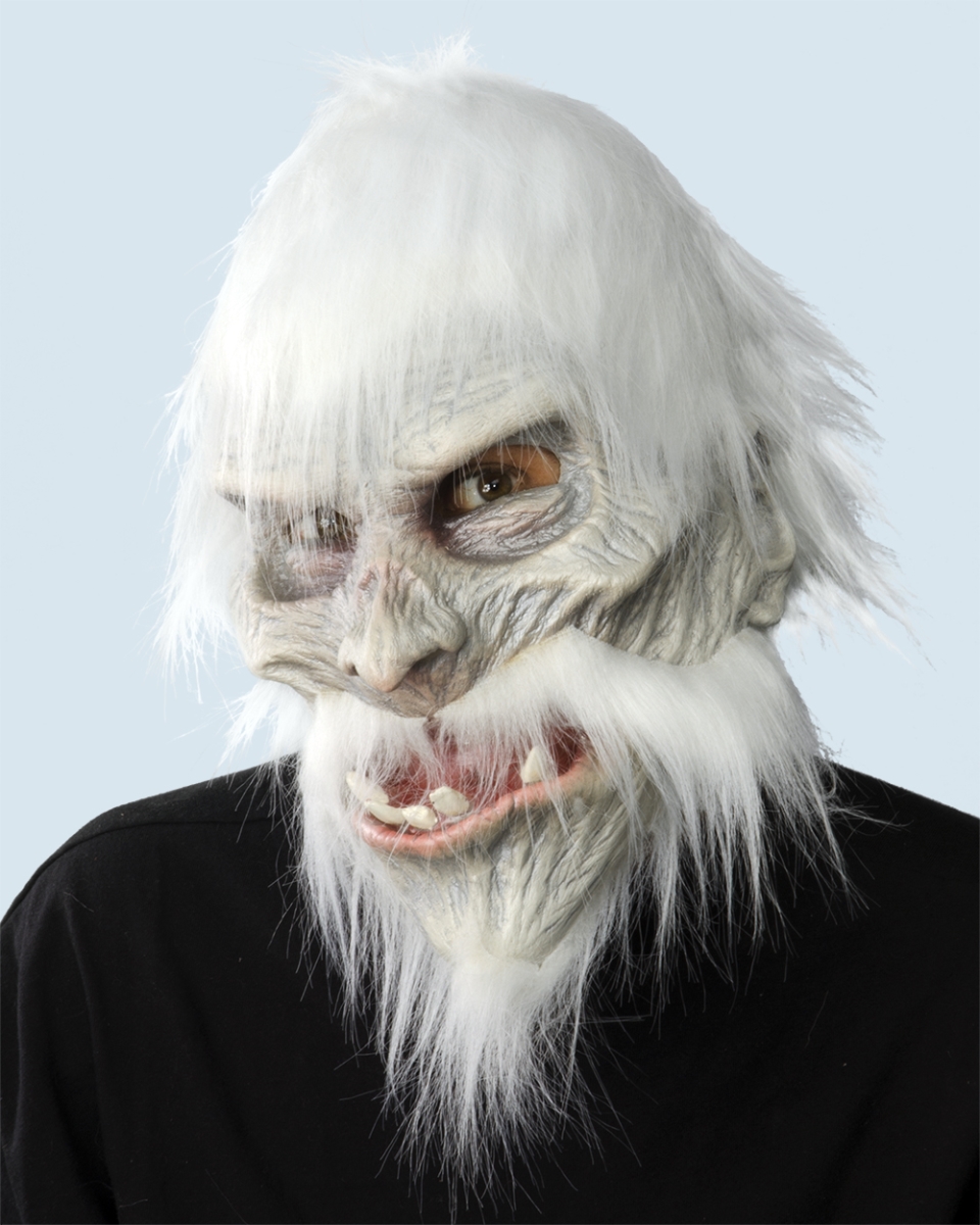 Me1002 Natural Latex Compound White Warrior Moving Mouth Mask