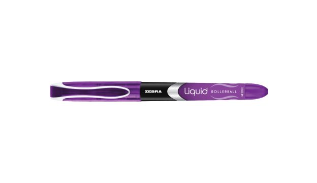 44480 0.5 Mm Zebra Rollerball Needle Pen, Violet - 12 Per Pack - Pack Of 6