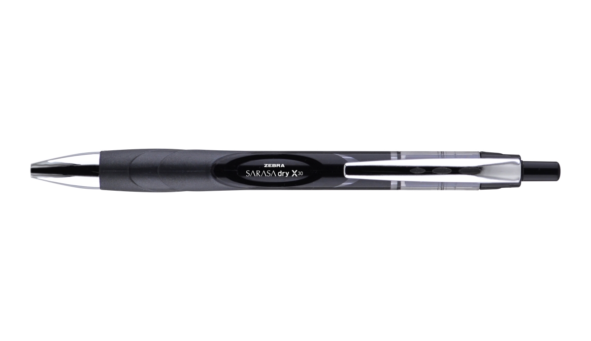 47110 0.7 Mm X30 Rdi Retractable Gel Pen, Black - 12 Per Pack - Pack Of 6