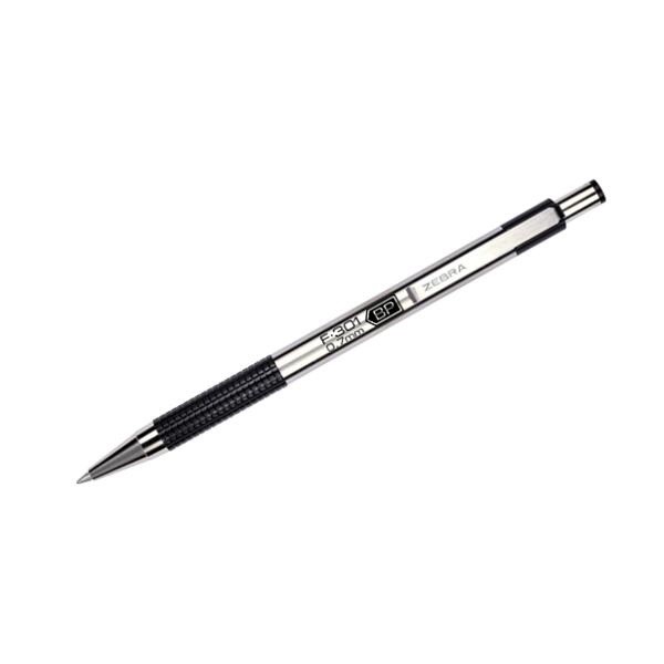 27114 0.7 Mm F-301 Retractable Ballpoint Pen, Black - 4 Per Pack - Pack Of 6