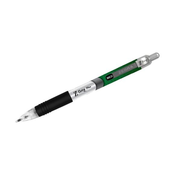 25540 1.0 Mm Retractable Ballpoint Pen, Green - 12 Per Pack - Pack Of 6