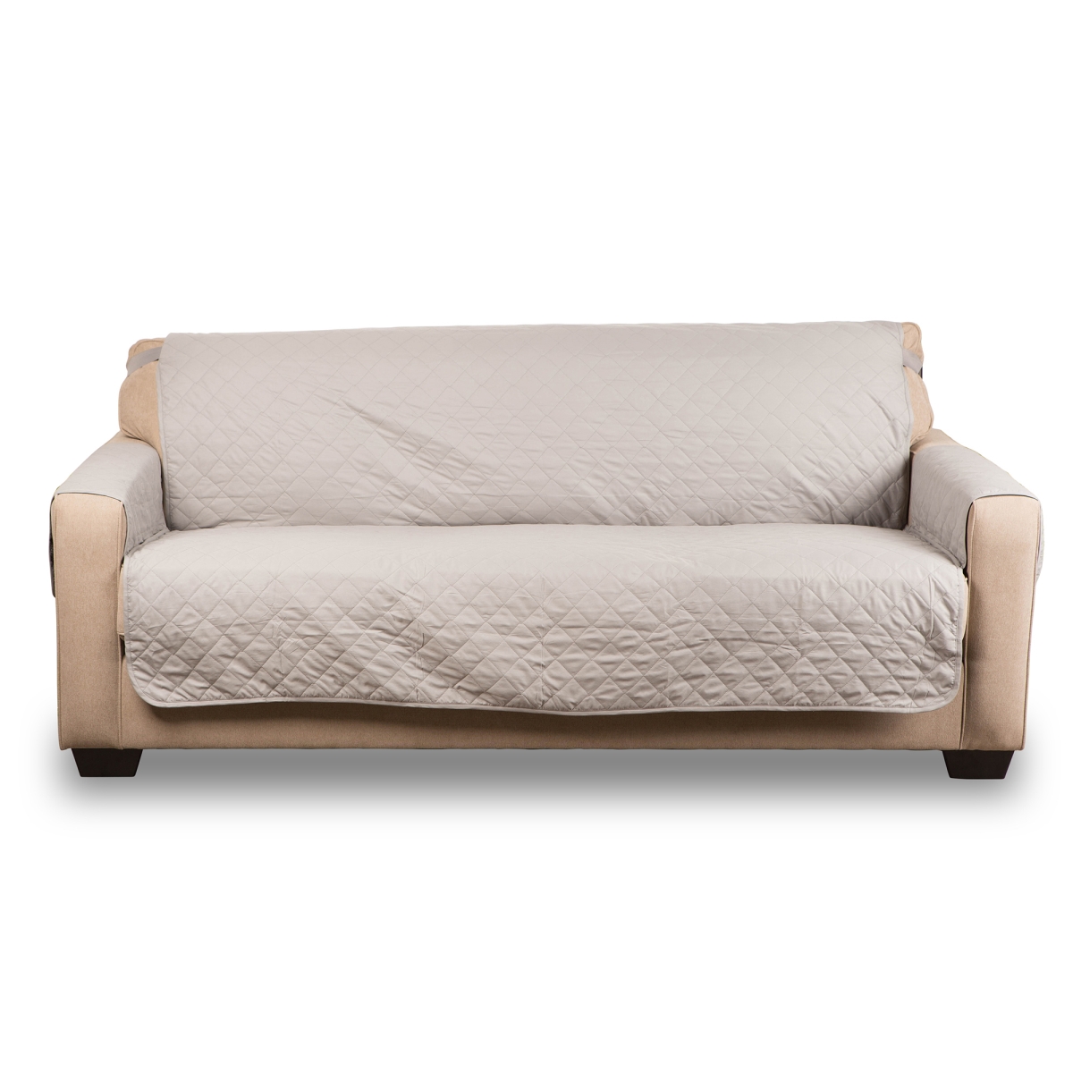 Design Imports Z02141 Dii Reversible Oversize Sofa Cover Multi Print, Grey