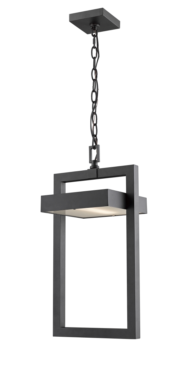 Z Lite 566chb-bk-led 18 X 10.5 In. Single Light Outdoor Chain Mount Ceiling Fixture, Black