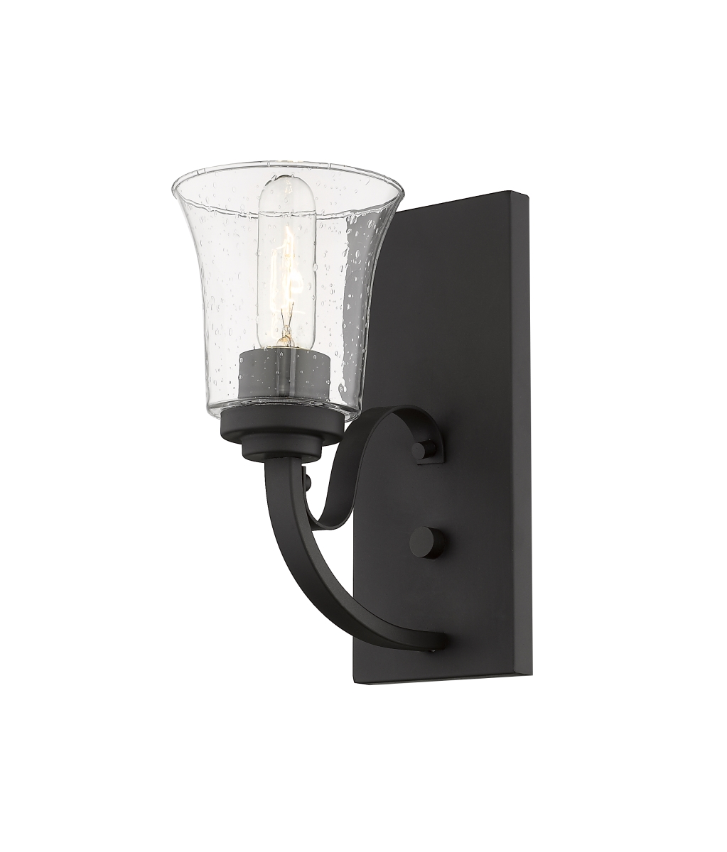 Z Lite 461-1S-BRZ Halliwell 1 Light Wall Sconce with Clear Seedy Glass, Bronze - 11 x 5.25 x 8.75 in. Z Lite 461-1S-BRZ Halliwell 1 Light Wall Sconce with Clear Seedy Glass, Bronze - 11 x 5.25 x 8.75 in.