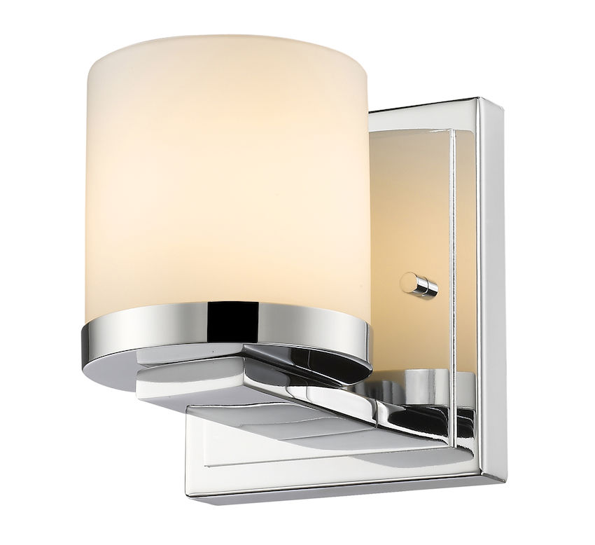 Zlite 1912-1S-CH 5.2 x 4.5 x 4.9 in. Nori Chrome Wall Sconce Zlite 1912-1S-CH 5.2 x 4.5 x 4.9 in. Nori Chrome Wall Sconce