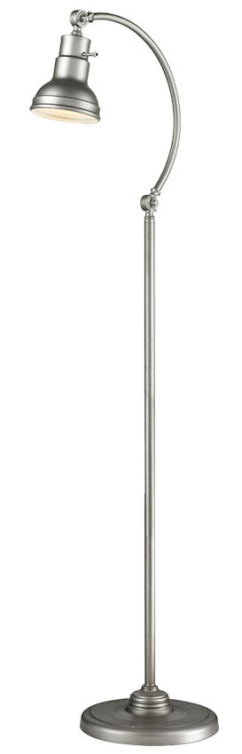 11.4 X 59.2 In. Ramsay Burnished Silver Floor Lamp