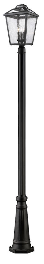 11 X 114.25 In. Bayland Black Outdoor Post