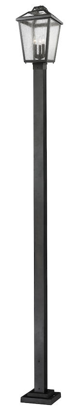 11 X 114 In. Bayland Black Outdoor Post