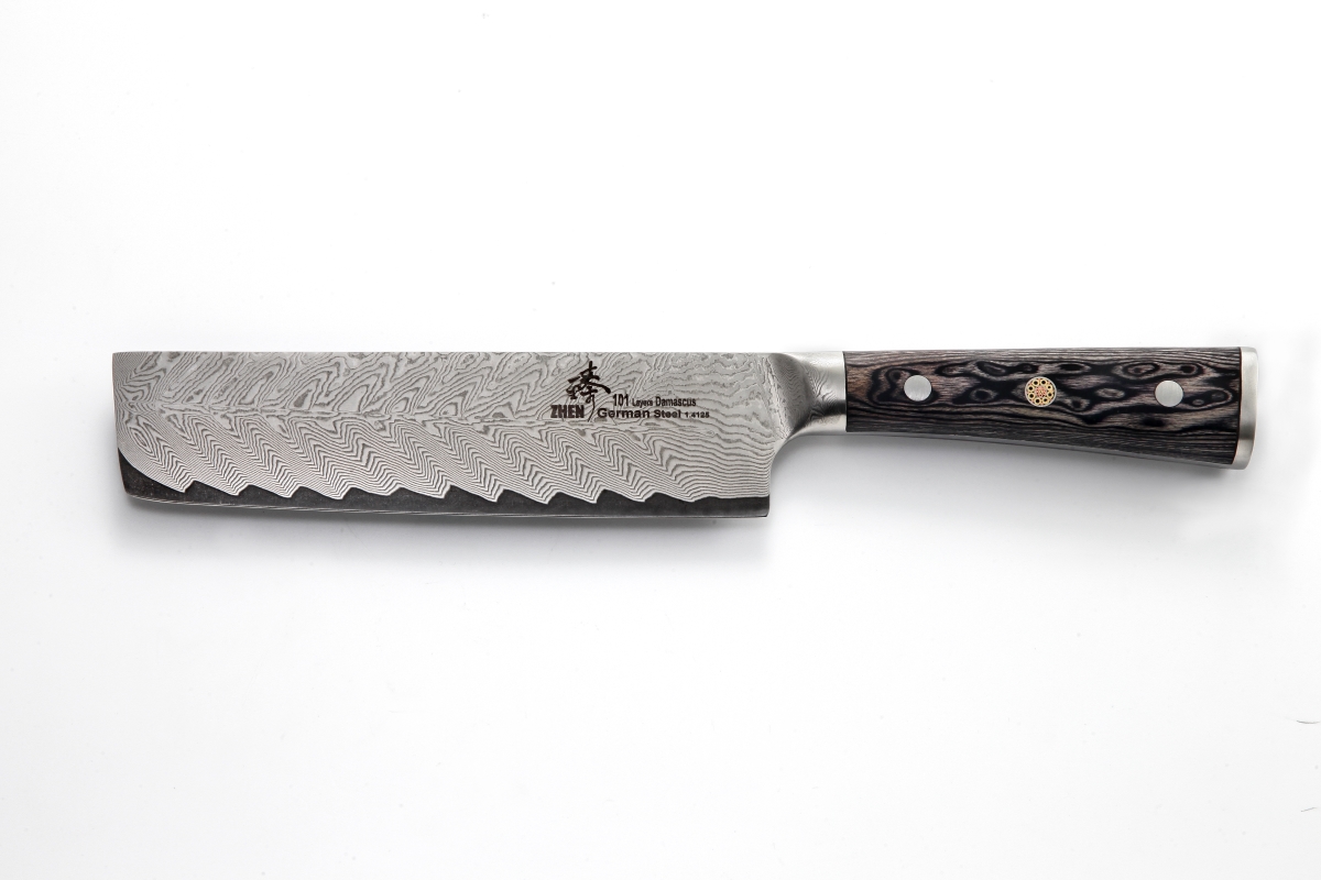 Tga9p Thunder Series 101 Layers German Damascus Steel Nakiri Knife 6.5-inch
