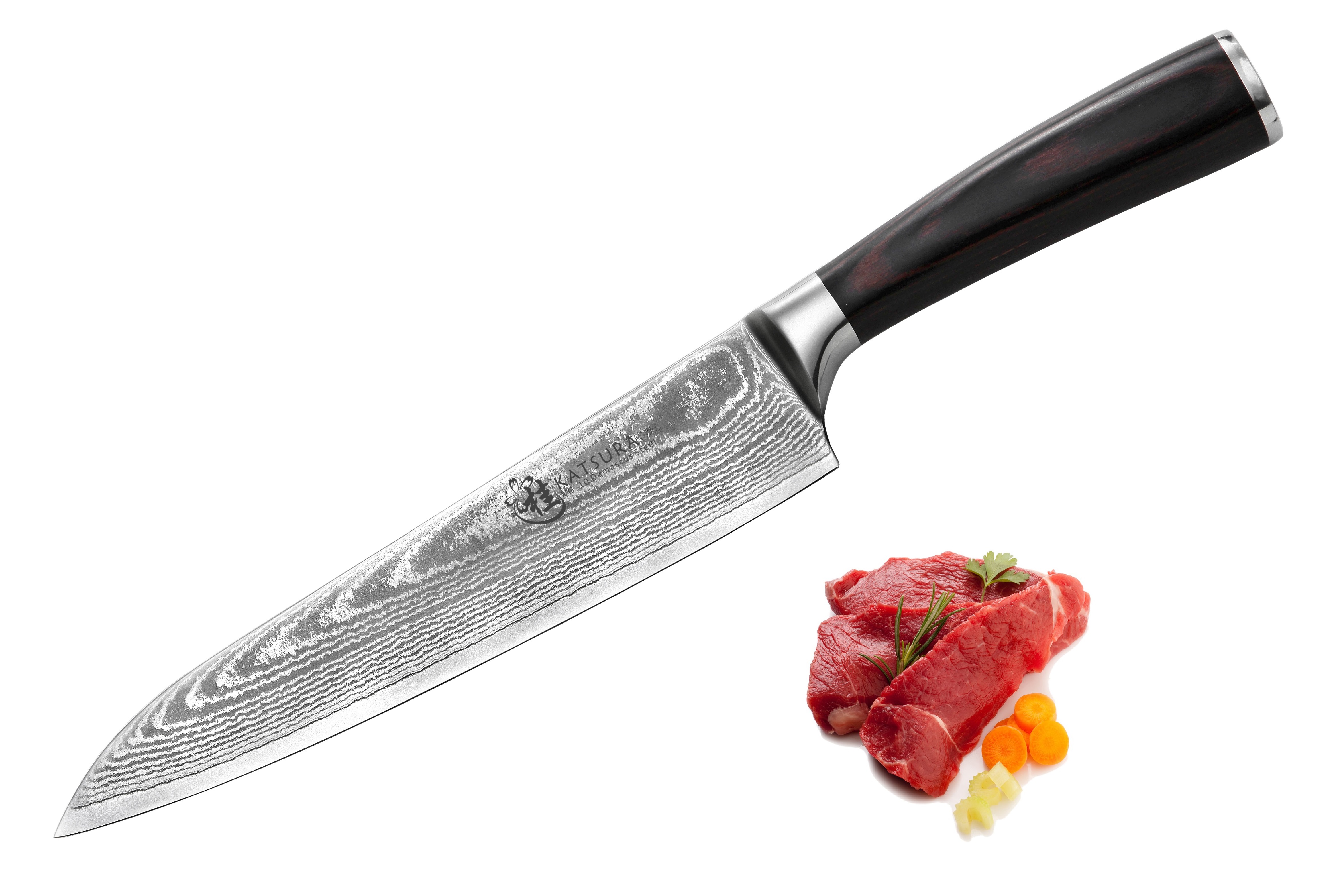 Kd10p 8 In. Japanese Vg-10 67 Layers Damascus Steel Gyutou Chef Knife