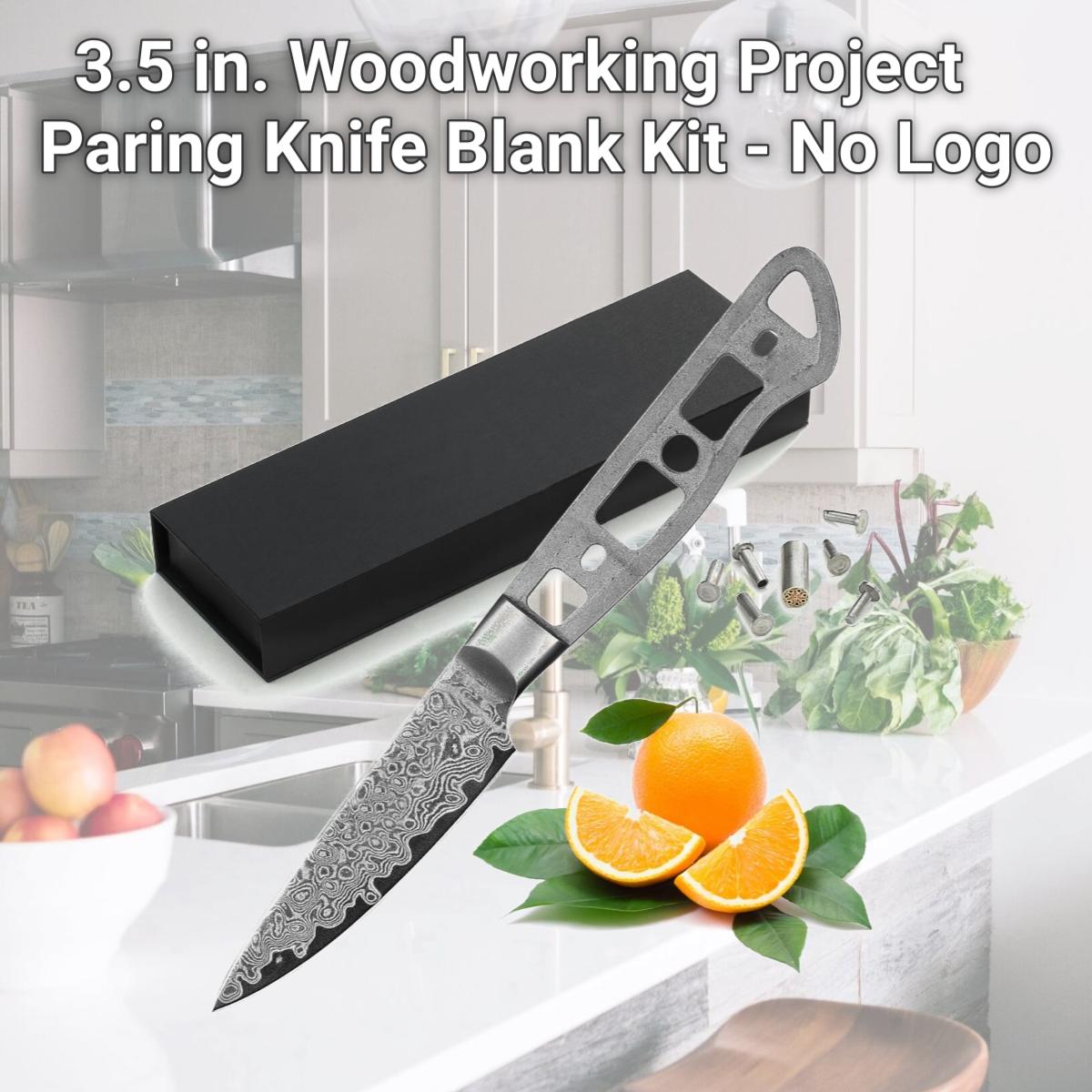 Picture of Katsura Cutlery CKGD9B-no logo 3.5 in. Woodworking Project Paring Knife Blank Kit - No Logo