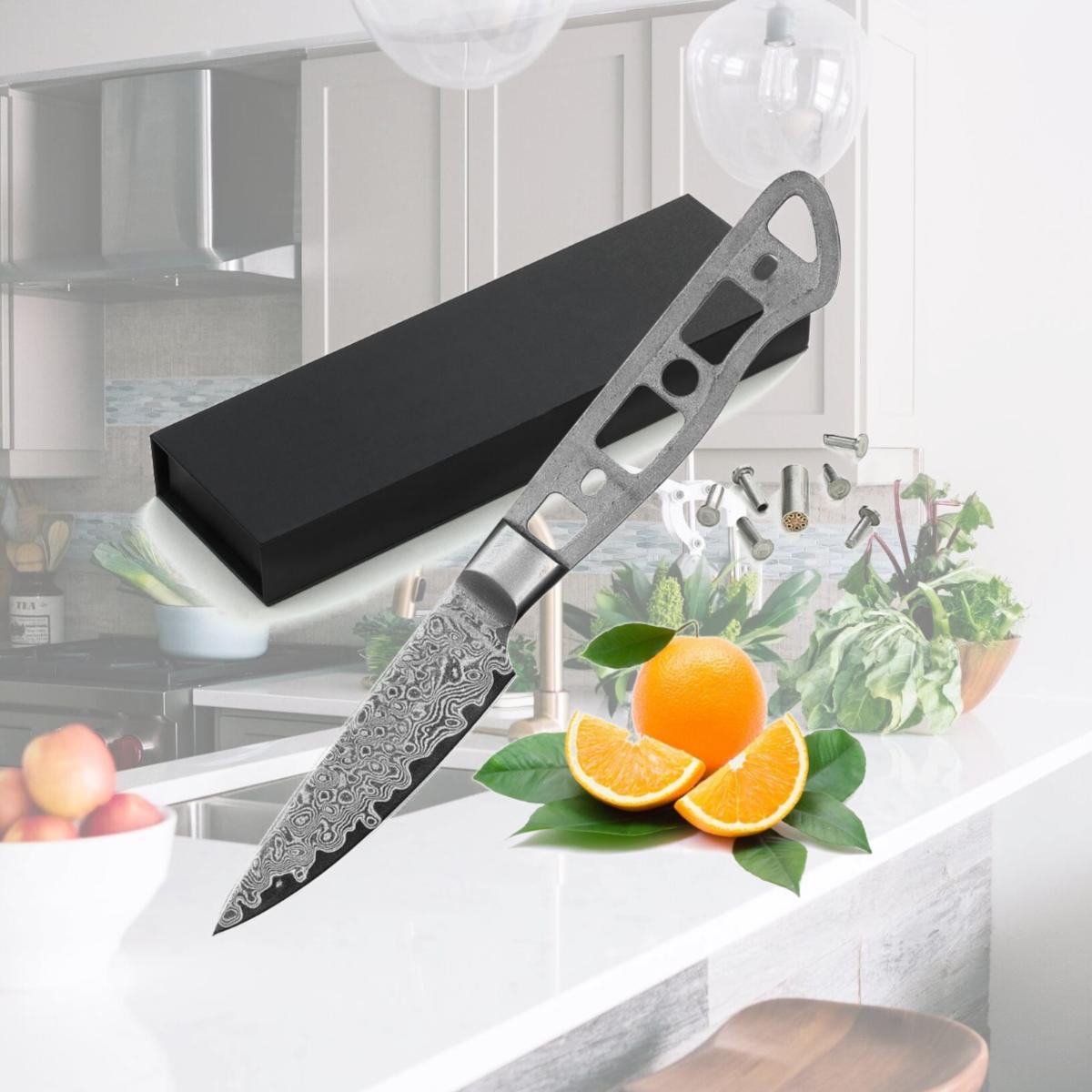 Picture of Katsura Cutlery CKGD9B-no logo 3.5 in. Woodworking Project Paring Knife Blank Kit - No Logo