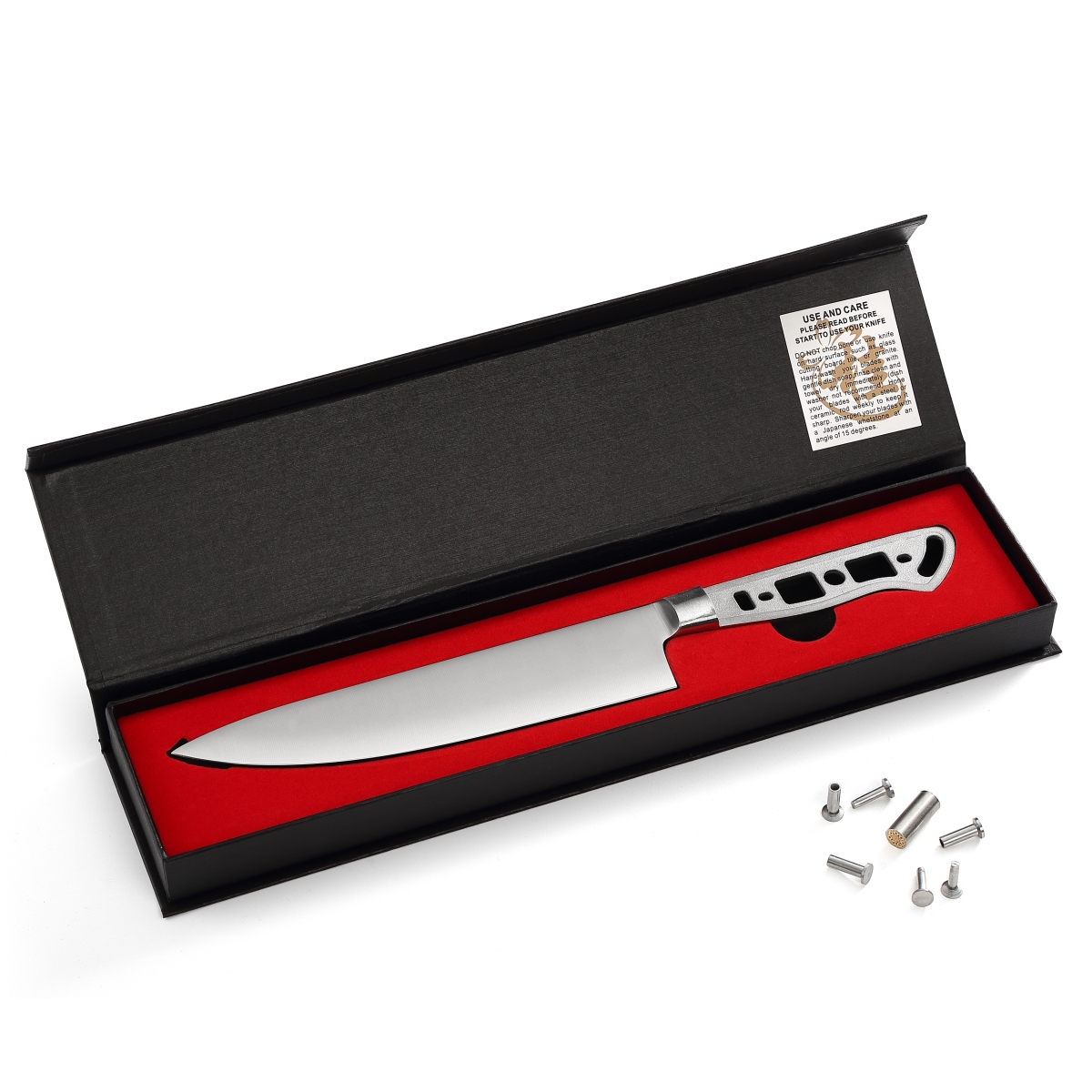 Picture of Katsura Cutlery CKGC5B-no logo 8 in. 3 Layers Forged Gyuto Blank Chef Knife