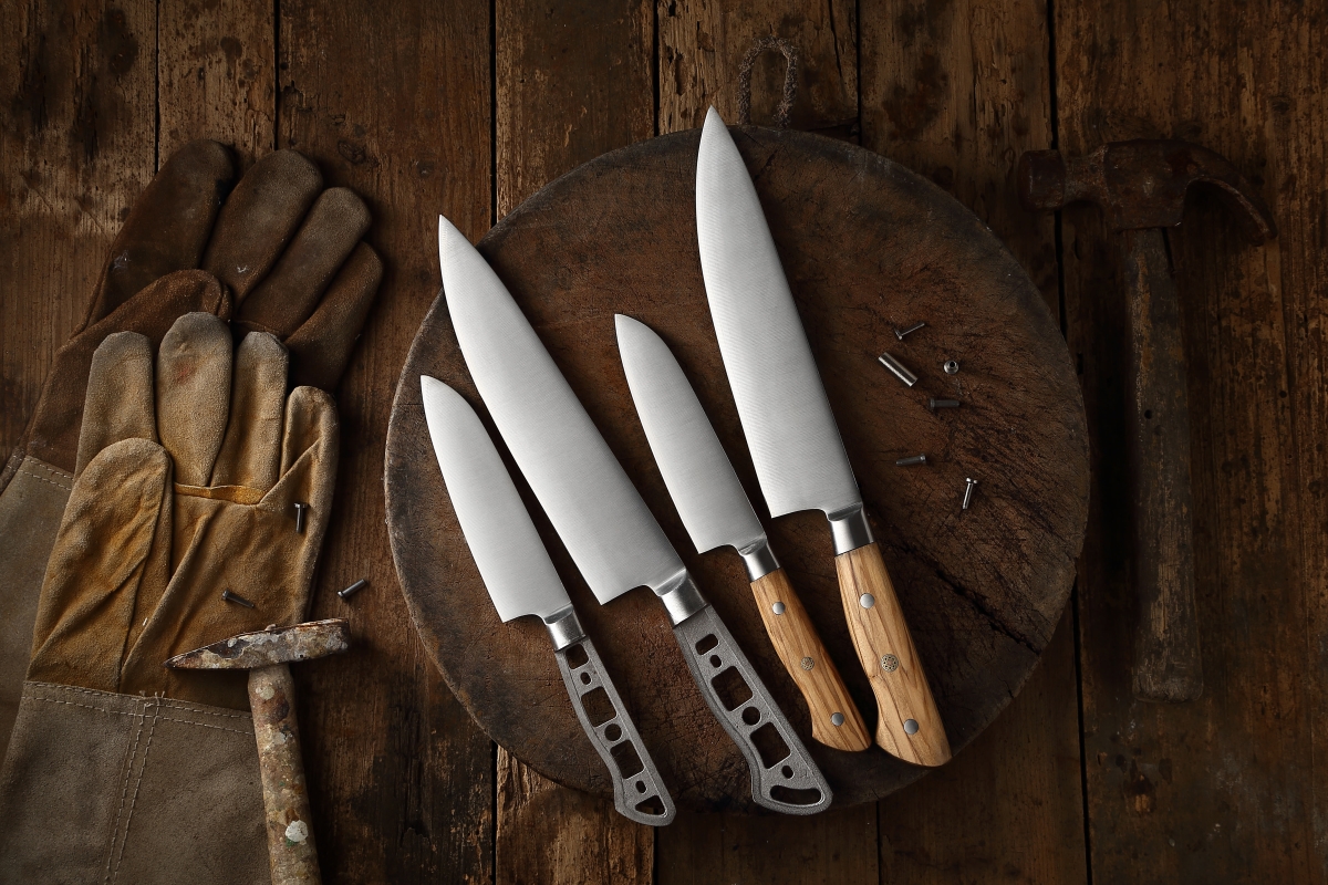 Picture of Katsura Cutlery CKGC5B-no logo 8 in. 3 Layers Forged Gyuto Blank Chef Knife