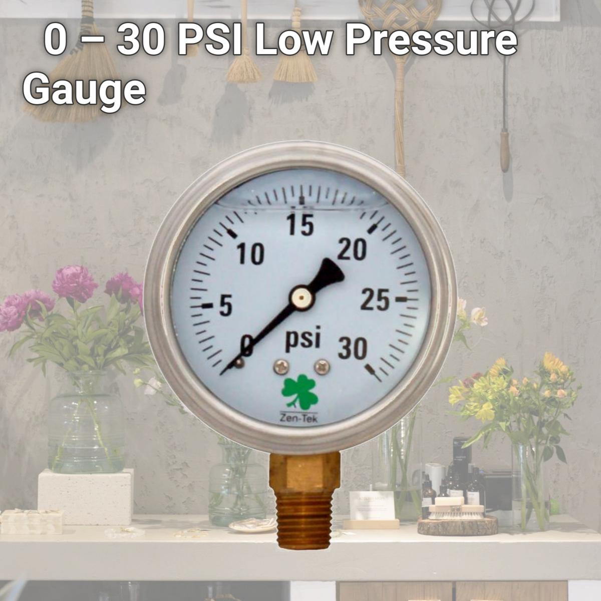 Picture of Zenport Industries LPG30 0 û 30 PSI Low Pressure Gauge