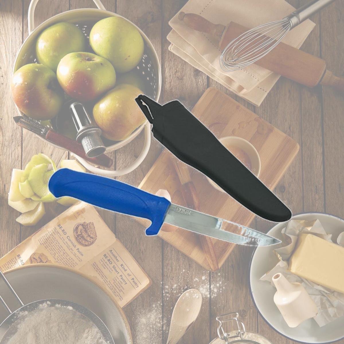 Picture of Zenport Industries 14012A-12PK Food Processing & Outdoor Knife with Plastic Handles, Blue - Pack of 12