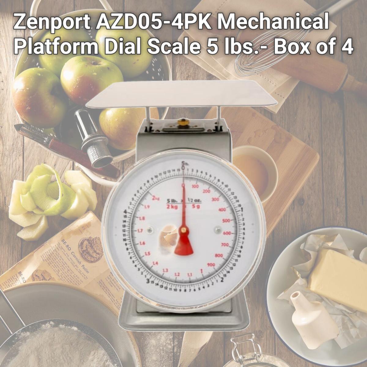 Picture of Zenport AZD05-4PK Mechanical Platform Dial Scale 5 lbs.- Box of 4