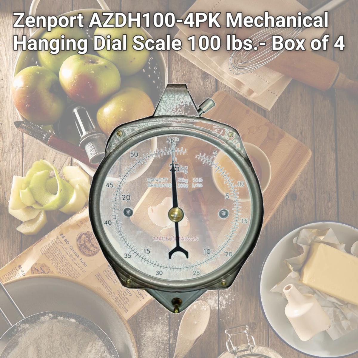 Picture of Zenport AZDH100-4PK Mechanical Hanging Dial Scale 100 lbs.- Box of 4