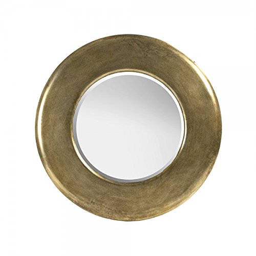 40 X 40 X 1.25 In. Aceline Mirror, Antique Bronze