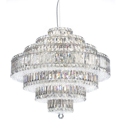 Zd7399-14n 27.5 X 27.5 X 27.5 In. Abstract Crystal Chandelier