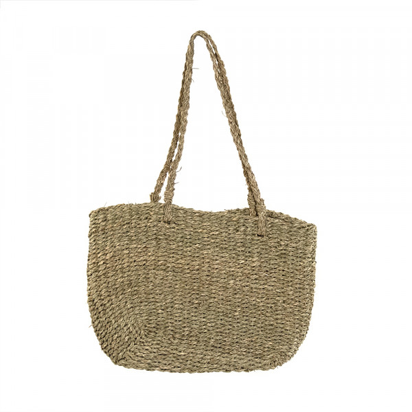 Zenws-hb06 Hand Woven Seagrass Handbag - Set Of 2