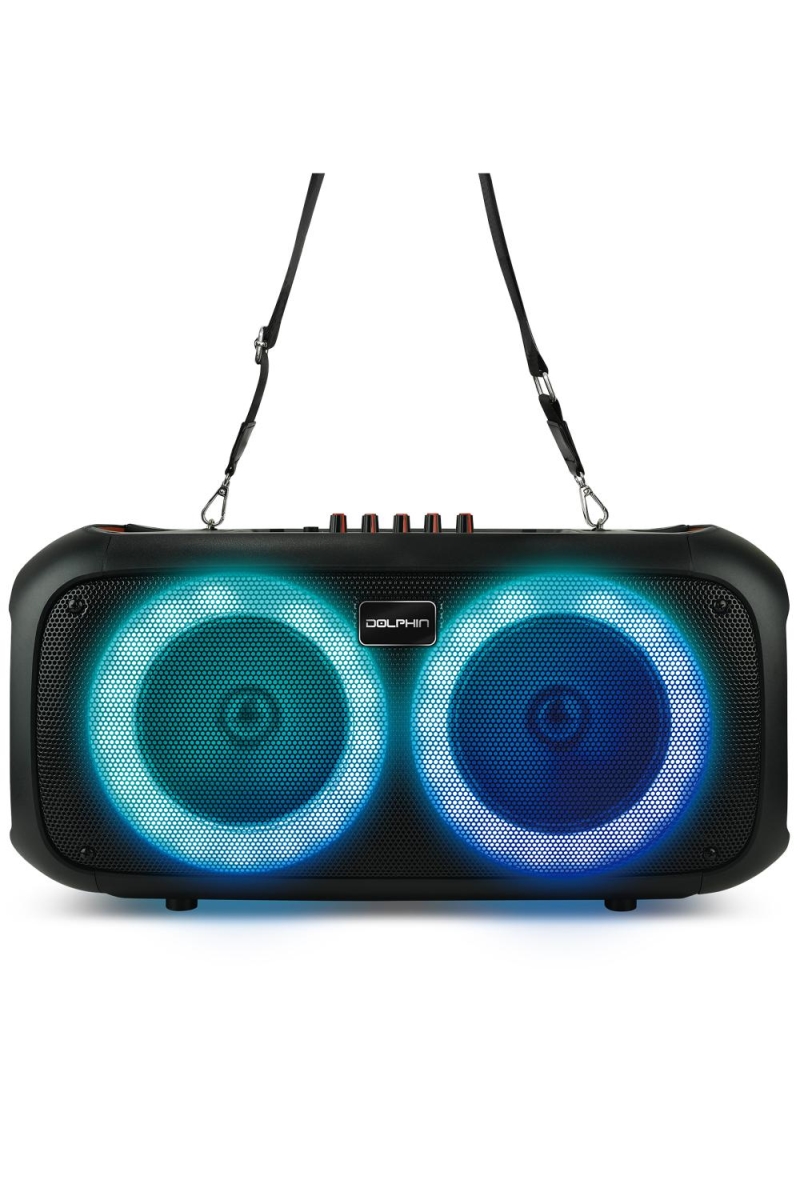 SP-2600RBT 6.5 in. Dual Portable Party Speaker with Shoulder Strap