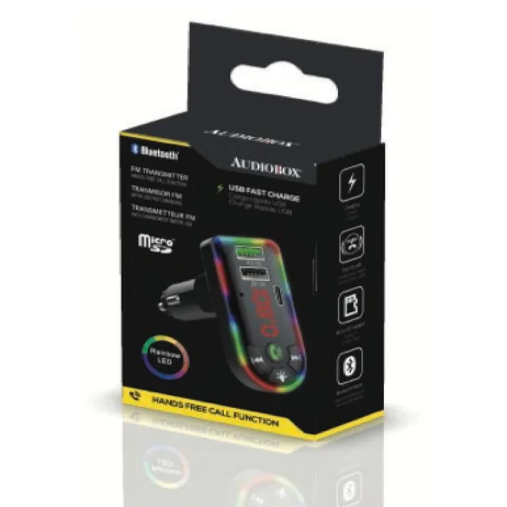 TR20 Bluetooth FM Transmitter with LED Light