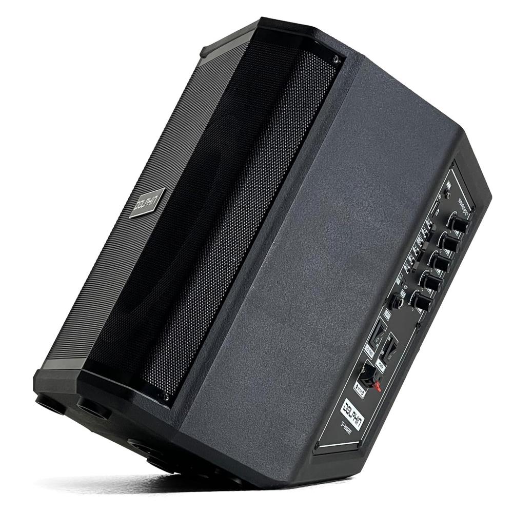 SP-885RBT 8 in. Tilt 40W Speaker with Ring Light & Wireless Microphone