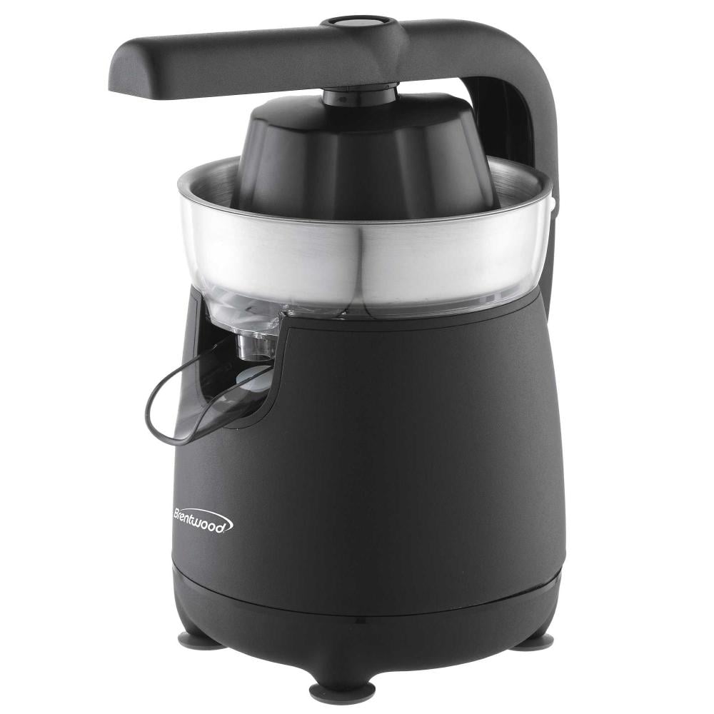 J26BK Powerful Electric Citrus Juicer with Ergonomic Lever - 2 Cones - Dishwasher Safe Parts, Black