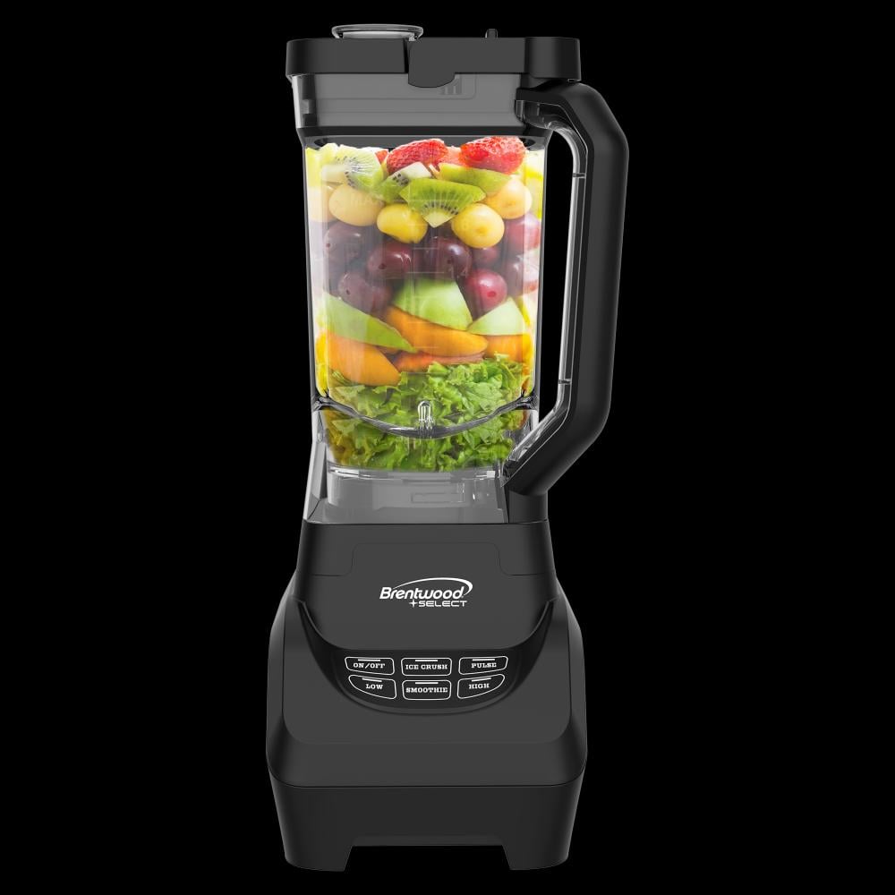Professional Smart Blender with 1000W Ice Crushing Power - Large 8.5-Cup Plastic Jar - Stainless Steel Blades - Dishwasher-Safe Parts, Black