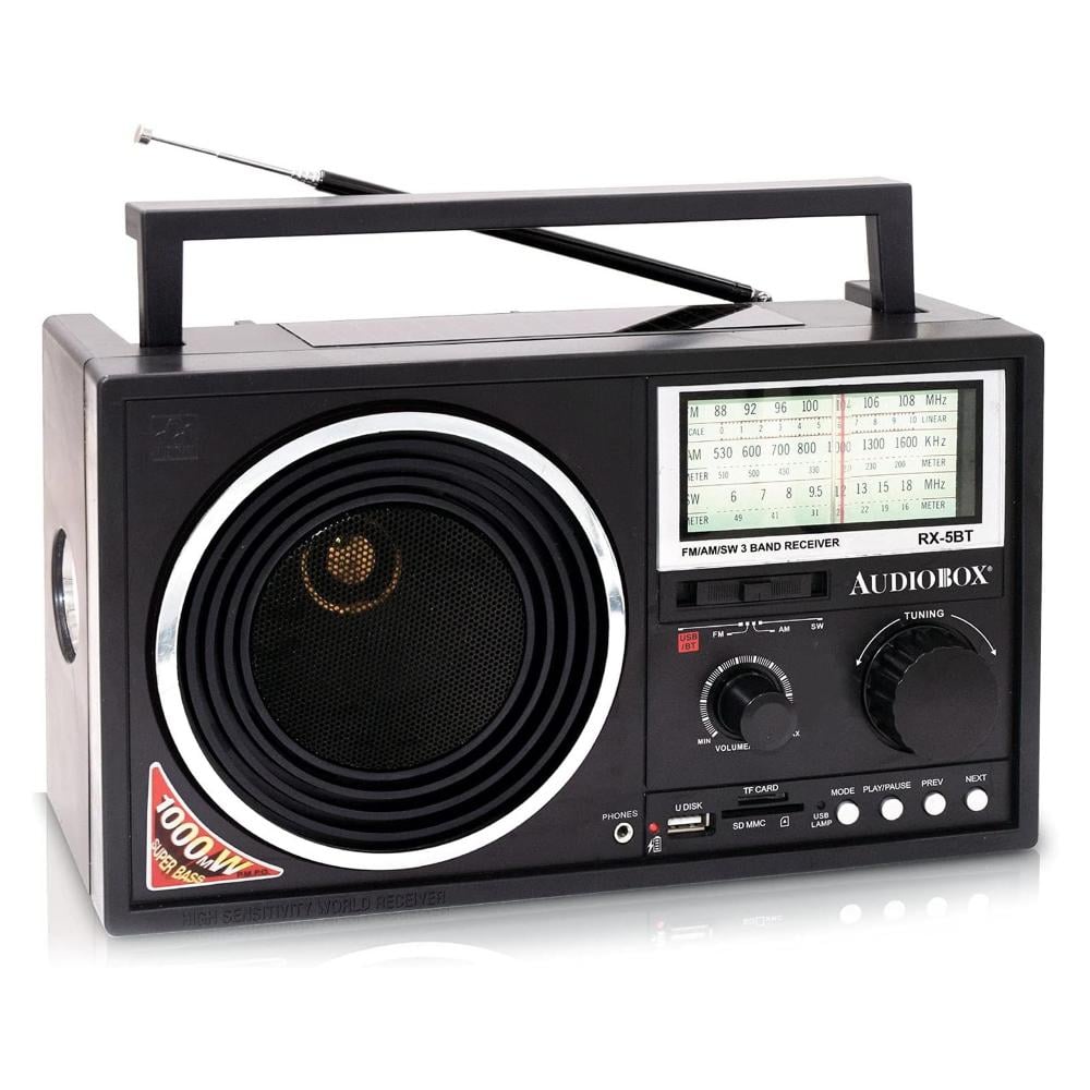 RX-5BT Solar Radio with Bluetooth Speaker & USB Playback
