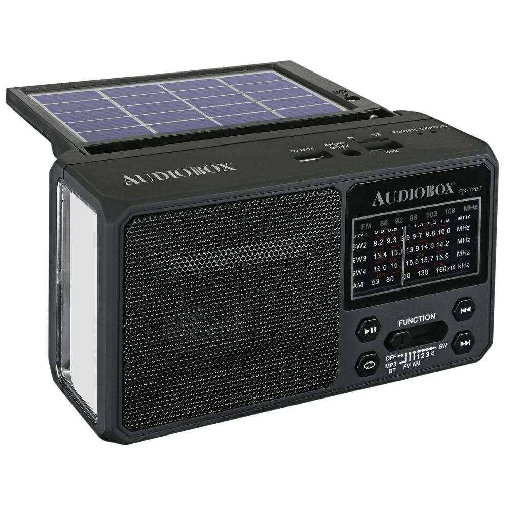 RX-12BT Solar Charging Radio with USB Charging Port