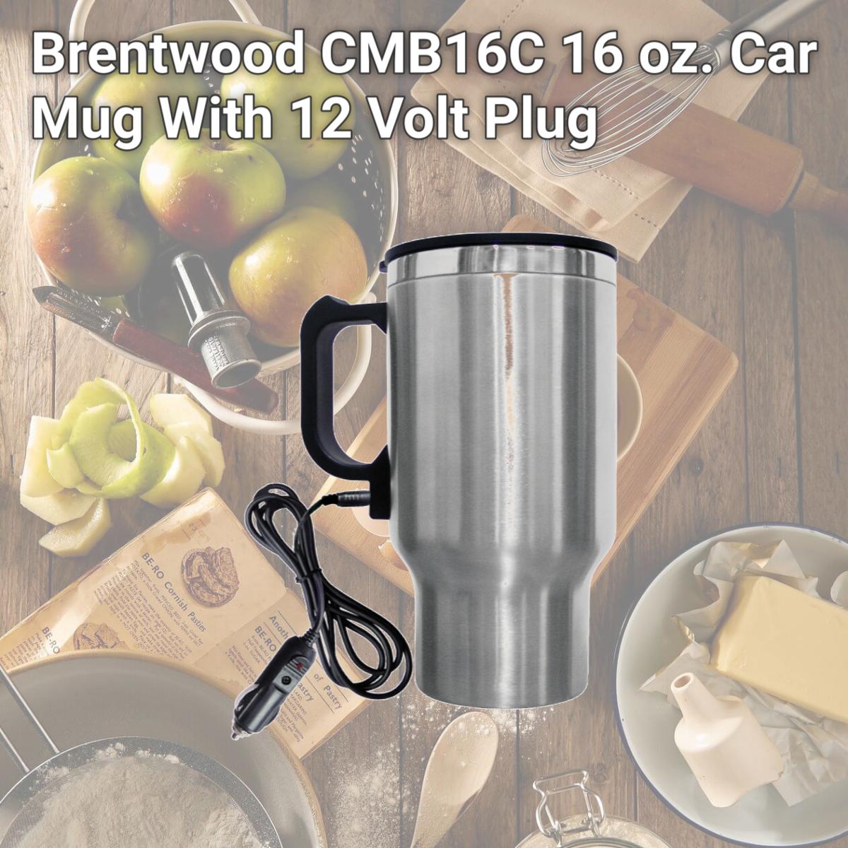 Picture of Brentwood CMB16C 16 oz. Car Mug With 12 Volt Plug