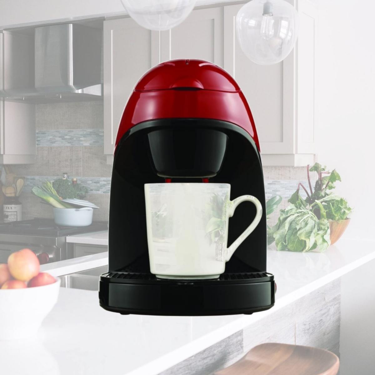 Picture of Brentwood TS112R Single Cup Coffee Maker - Red