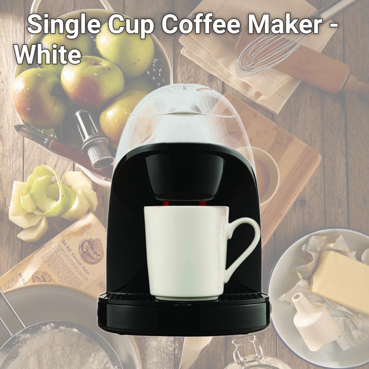 Picture of Brentwood TS112W Single Cup Coffee Maker - White