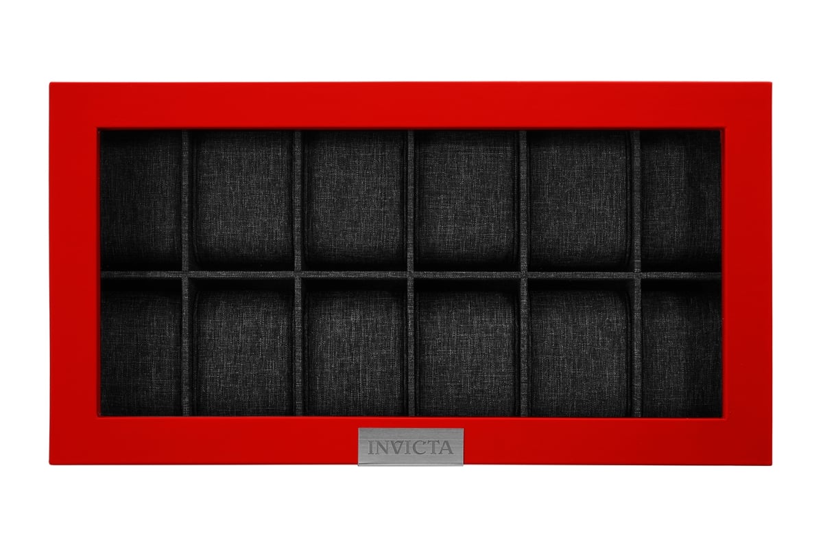 UPC 886678405848 product image for 33918 Watch Accessories Display 12-Slot Box, Red | upcitemdb.com