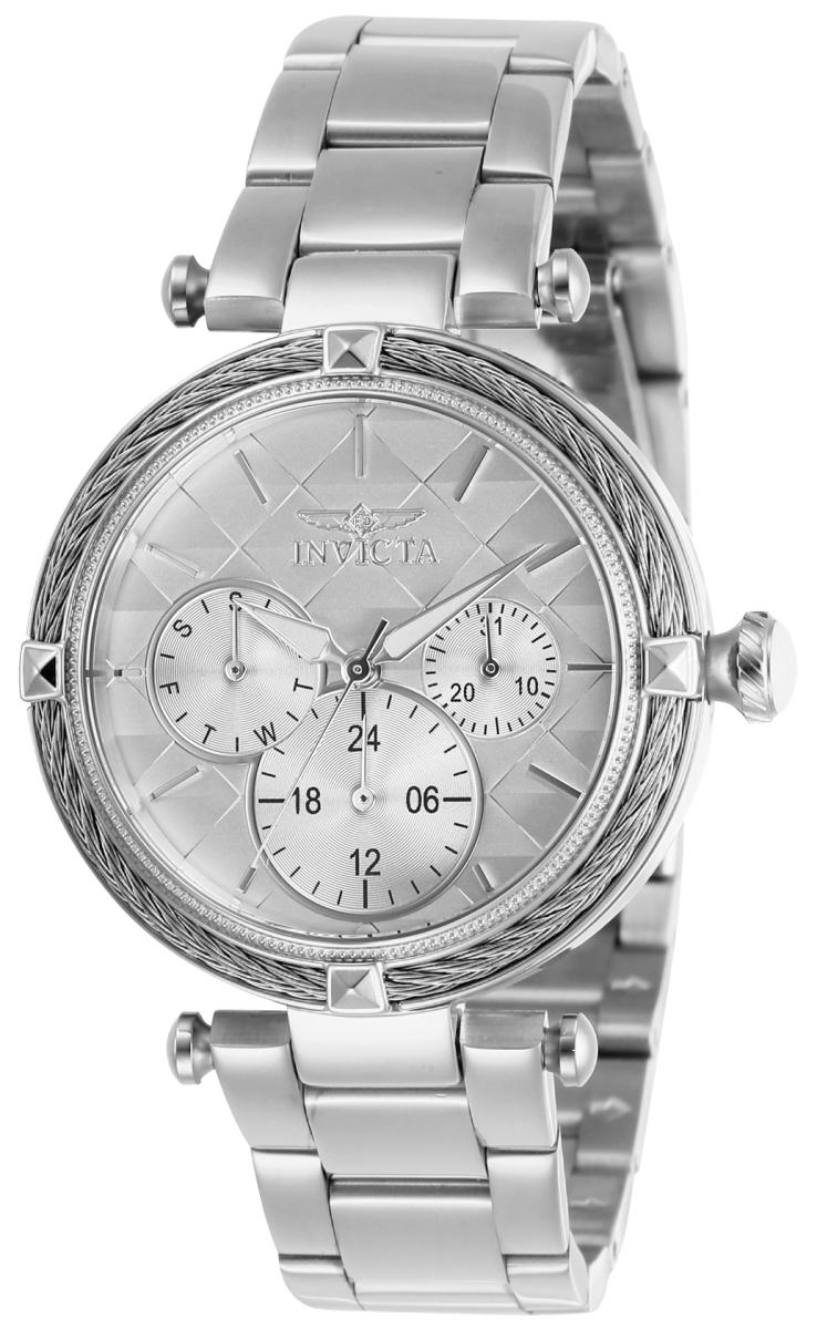 28955 Lady Bolt Quartz 3 Hand Silver Dial Watch