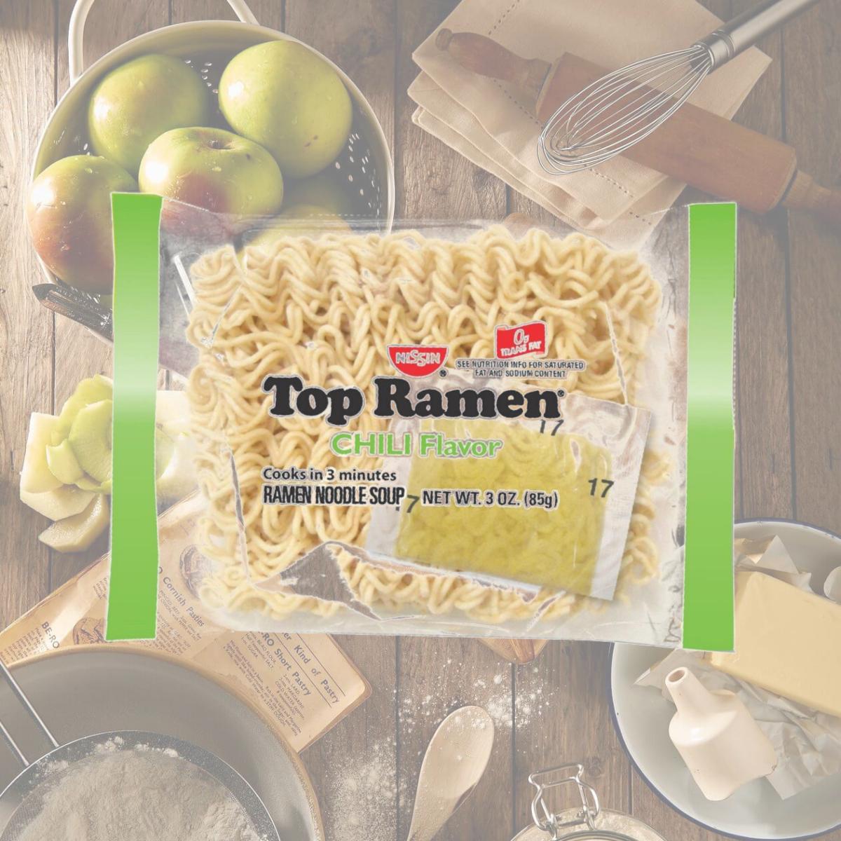 Picture of Nissin Foods NSF11617 3 oz Top Ramen Chili Flavor Noodles - Pack of 24