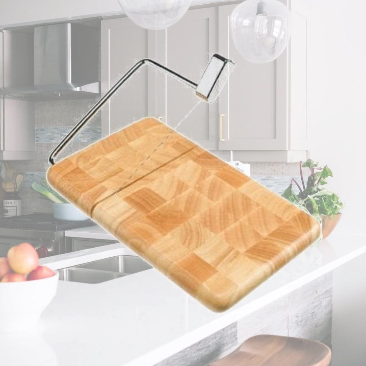 Picture of Prodyne Butcher Block Cheese Slicer End Grain Beechwood - BB120