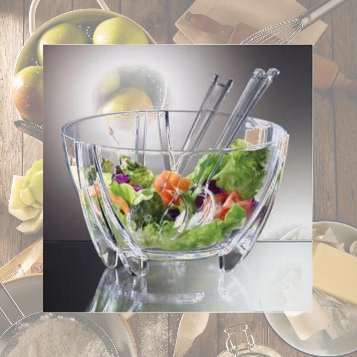 Picture of Prodyne Illusions Salad Bowl Servers 6Qt Shatterproof - SB3C