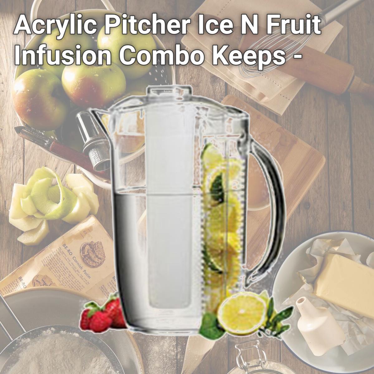 Picture of Prodyne Acrylic Pitcher Ice N Fruit Infusion Combo Keeps - FI4