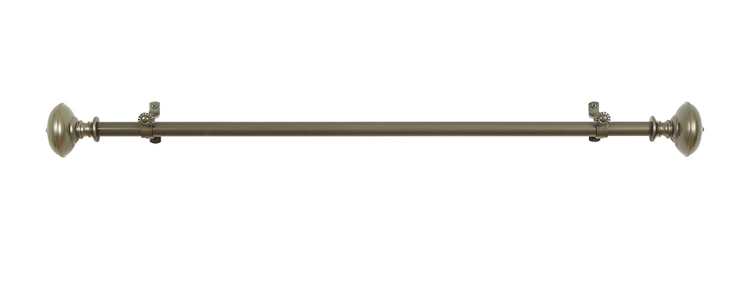 Picture of Achim Rdothl4886 - Buono Rod And Finial Set - Othello - Pewter - 48-86 Inches