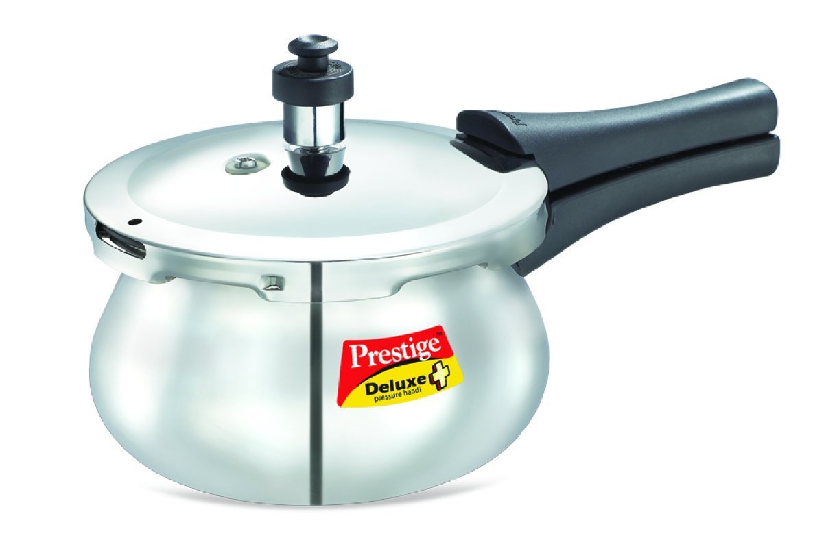 Picture of Prestige PRSSH3.3 Deluxe Stainless Steel Mini Handi Pressure Cooker - 3.3 Litres